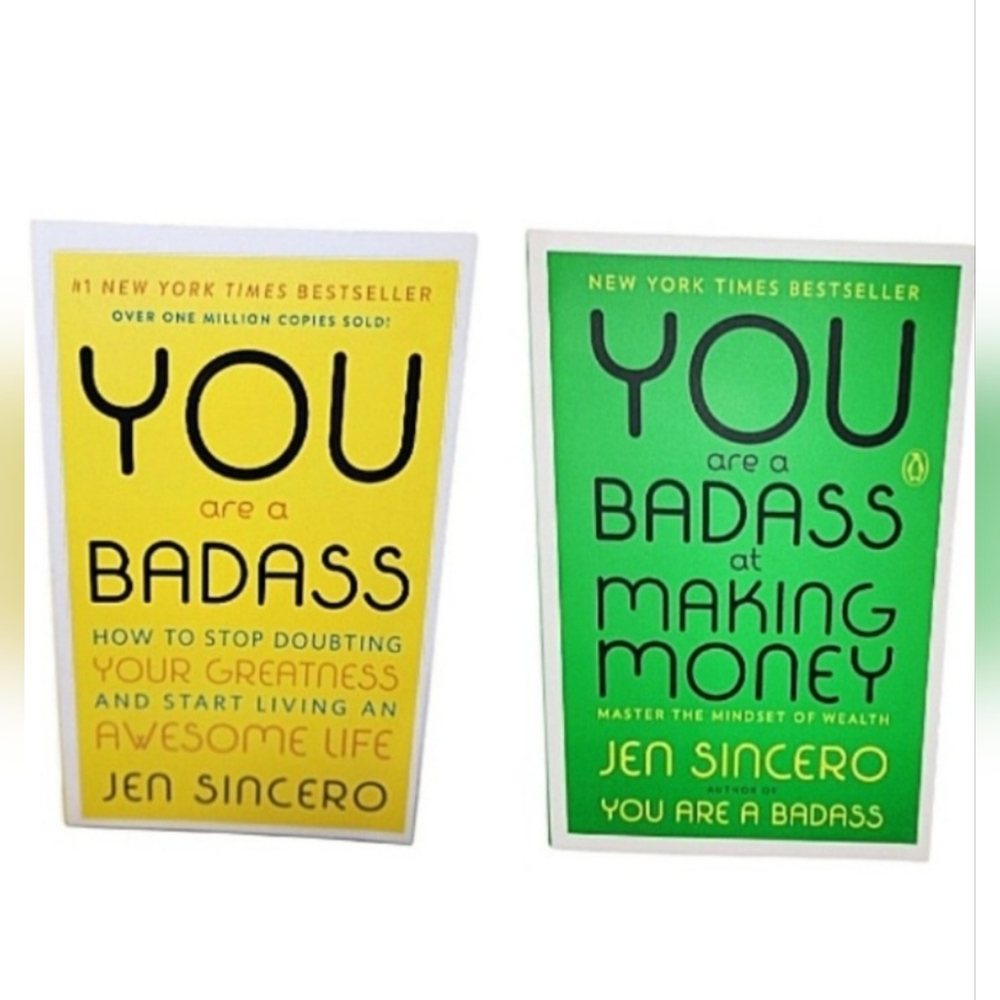 New! You Are a Badass Book Collection by Jen Sincero - 2 Book Set